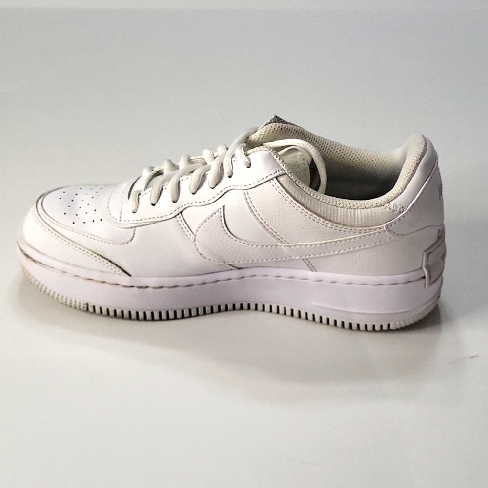 NIKE AIR FORCE 1 Shadow Triple White CI0919 100 Women size 9. - Picture 5 of 16
